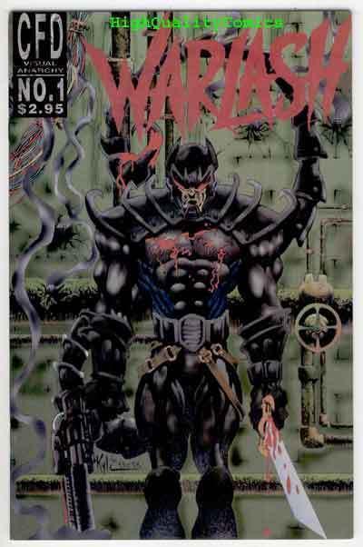 WARLASH #1, NM+, CFD, Visual Anarchy, Frank Forte, Hotz, 1995