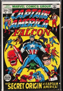 Captain America #155 (1972) Captain America and the Falcon