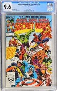 Marvel Super Heroes Secret Wars #1 (1984) CGC Graded 9.6