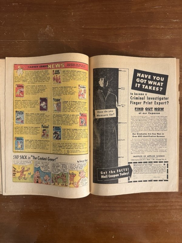 Black Cat Mystery #57 (Harvey 1956) [GD] “20th Century Man”