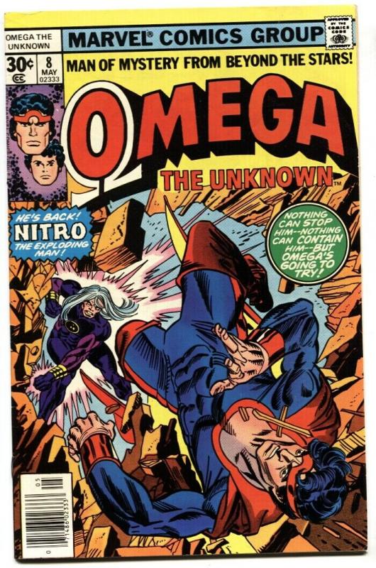 OMEGA THE UNKNOWN #8-1st FOOLKILLER-comic book VF 