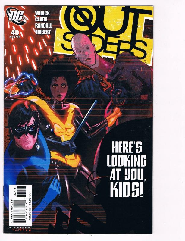 Outsiders # 40 DC Comic Books Awesome Issue Modern Age NIghtwing Metamorpho! S24