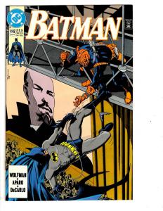 10 Batman DC Comic Books # 436 437 438 440 441 443 444 445 446 447 Robin CB4