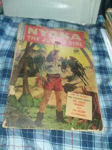 Nyoka the Jungle Girl #42 fawcett comics 1950 golden age precode photo cover key