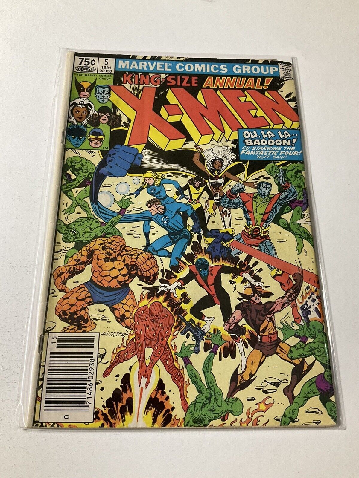 Uncanny XMen Annual 5 Vg/Fn Very Good/Fine 5.0 Marvel Comics Comic