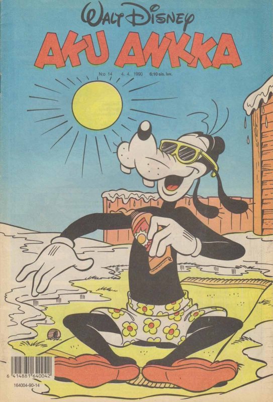 Walt Disney's Aku Ankka (1990) #14 FN ; Sanoma | Comic Books - Copper Age,  Movie, TV & Radio / HipComic