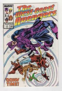 WEST COAST AVENGERS #19, VF/NM, Wonder Man, HawkEye, Iron Man, Tigra, 1985 1987