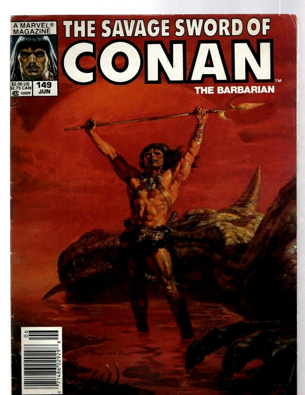 11 Magazines Savage Sword of Conan 131 134 135 149 Cracked 181 Cartoons + EK23