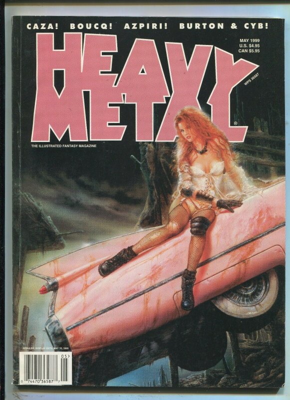 Heavy Metal May 1999 ~ Illustrated Fantasy Magazine! (Grade 7.5) WH