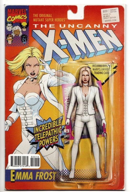 Uncanny X-Men #600 Emma Frost Action Figure Variant Comic Book (2016) NM