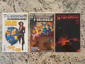 Lot Of 3 Boom Studios Comic Books In The Blood # 1 + Hero Squared # 2 6 NM CM57