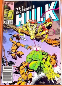 Incredible Hulk 313 Newsstand (1985) [MCU Thunderbolts X-Men Wolverine Deadpool]