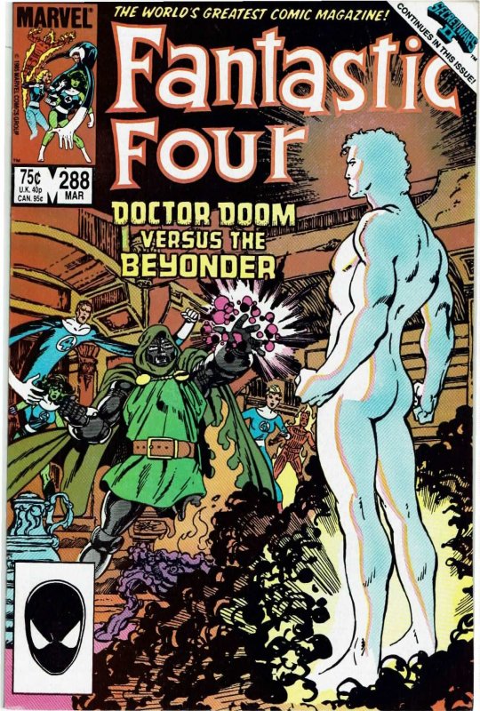 Fantastic Four #288 (1961 v1) John Byrne Secret War II Doctor Doom NM