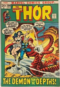 THOR#204 FN 1972 MARVEL BRONZE AGE COMICS