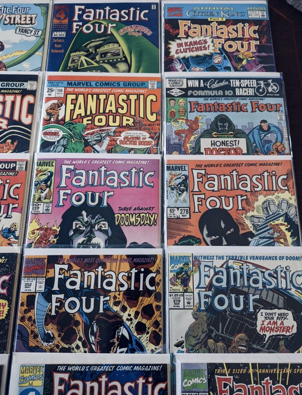 15 Book Fantastic Four Lot. High Grade! Keys and Doom!