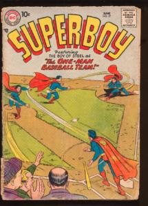 Superboy (1949 series)  #57, Good- (Actual scan)