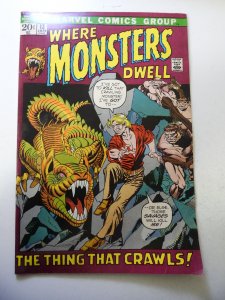 Where Monsters Dwell #13 (1972) VG/FN Condition