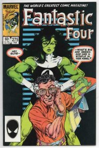 FANTASTIC FOUR #275 VF+ She Hulk Byrne 1961 1985 Marvel, more FF in store 