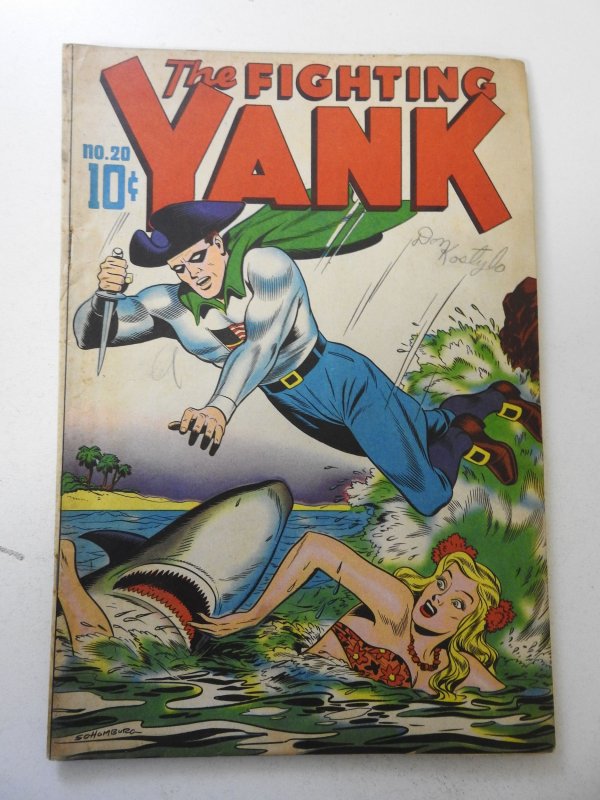 The Fighting Yank #20 (1947) VG Condition pencil fc