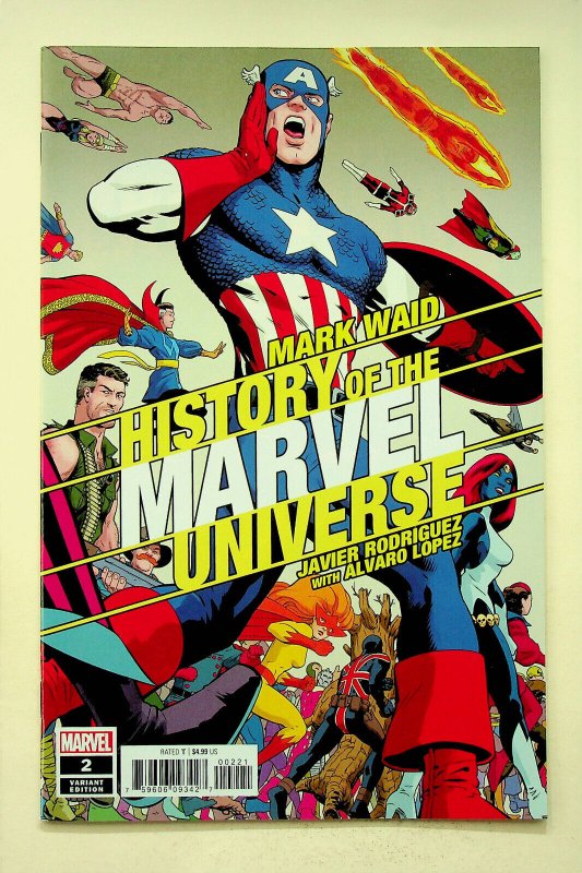 History of the Marvel Universe #1-6 (Jul-Dec 2019) Rodriguez Variants- Near Mint