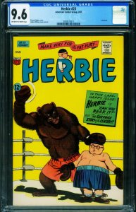 HERBIE #23 CGC 9.6 1967 Last issue! comic book 2039575011