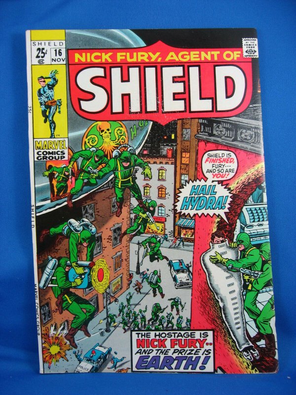 NICK FURY AGENT OF SHIELD 16 VF- 1970