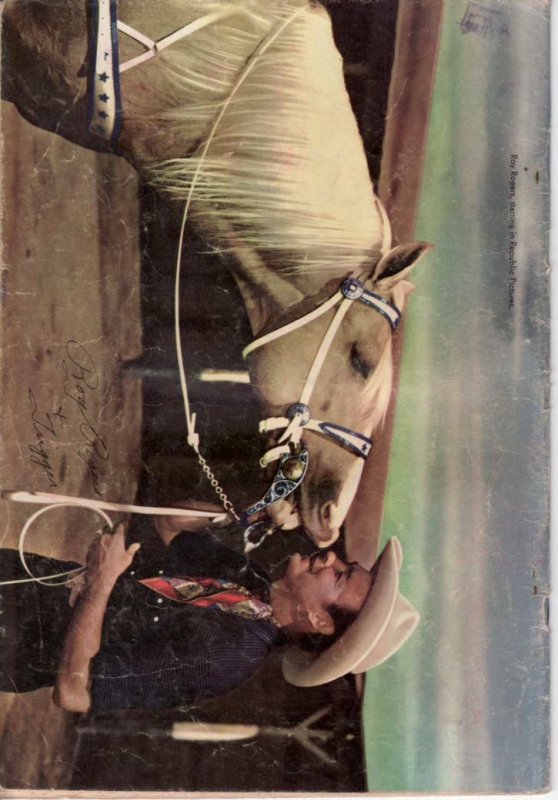 ROY ROGERS #40 TRIGGER DELL  1951  EGYPTIAN COLLECTION VG