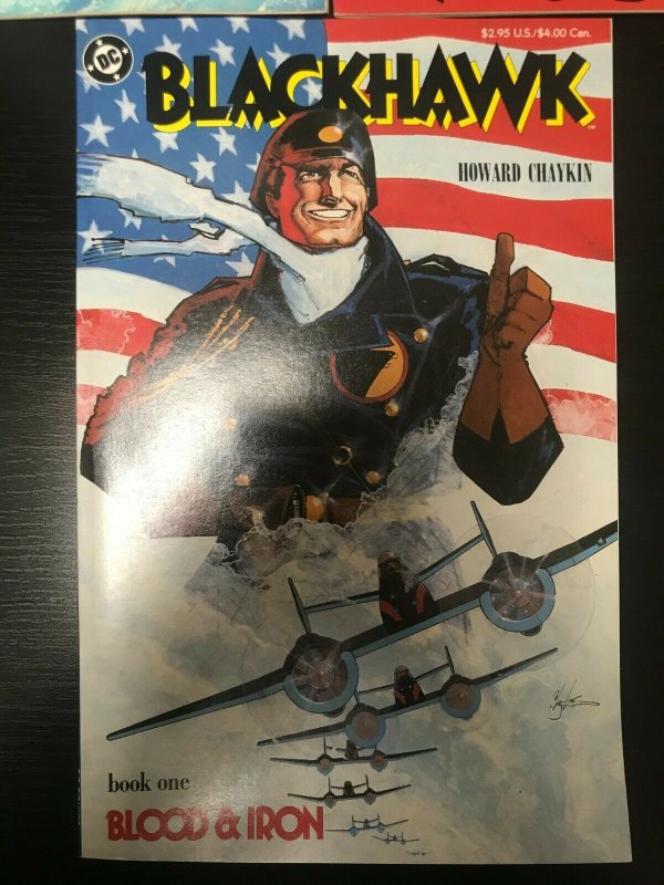 HOWARD CHAYKIN 3PC LOT (FN) AMERICAN FLAGG!! 1988-89
