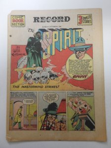 The Spirit #19 (1940) Newsprint Comic Insert Rare!