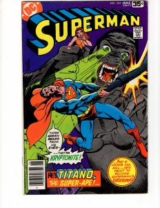 Superman #324 Titano, The super-Ape! Bronze DC