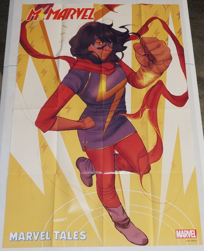 Ms. Marvel poster - 36  x 24 - Kamala Khan - Marvel Tales #1 2021 - Sway 