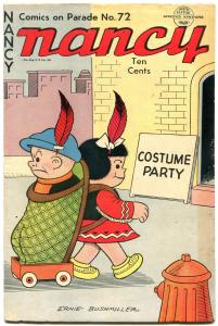 Comics On Parade #72 1950-NANCY-UNITED FEATURES-ERNIE BUSHMILLER-very good VG
