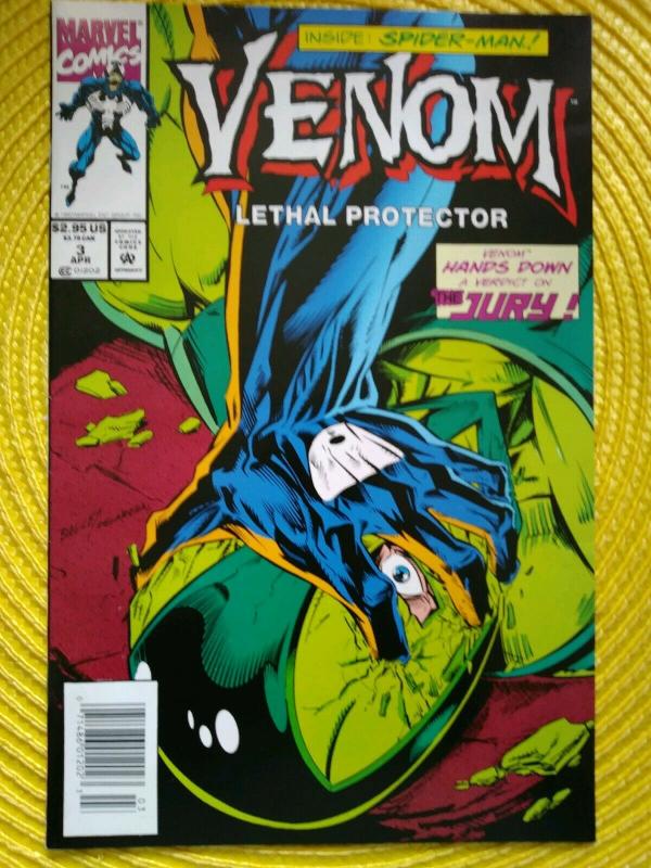 Venom: Lethal Protector #3 (1993) Spider-Man  (Marvel) unread newsstand