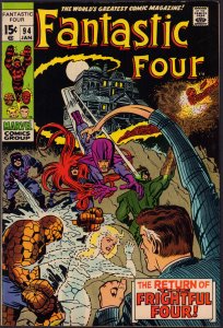 Fantastic Four #94 - 1st App of Agatha Harkness (Grade 6.5 / 7.0) 1970