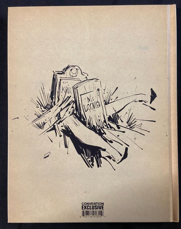 ASHLEY WOOD DOOMED HARDCOVER GRAPHIC NOVEL IDW SIGNED TED ADAMS SDCC EXCLUSIVE