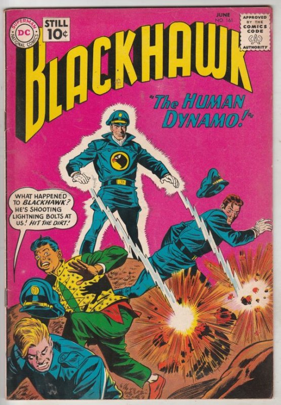 Blackhawk #161 (Jun-61) FN/VF+ High-Grade Black Hawk, Chop Chop, Olaf, Pierre...