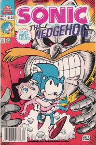 Sonic the Hedgehog (Mini-Series) #1 (Newsstand) VG ; Archie | low grade comic