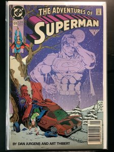 Adventures of Superman #474 Newsstand Edition (1991)