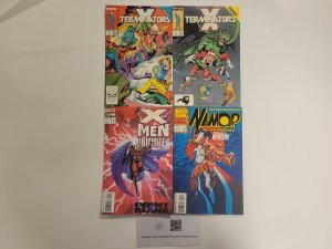 4 Marvel Comics #3 Namor + #2 3 X-Terminators + #2 X-Men Unlimited 71 TJ11