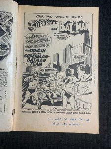 Vintage SUPERMAN AND BATMAN #4 G/VG 3.0 Origin Story