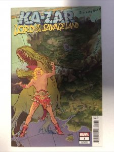 Ka-Zar Lord Savage Land (2021) #1 (VF/NM) Garcia Map Variant 1:10| Marvel Comics