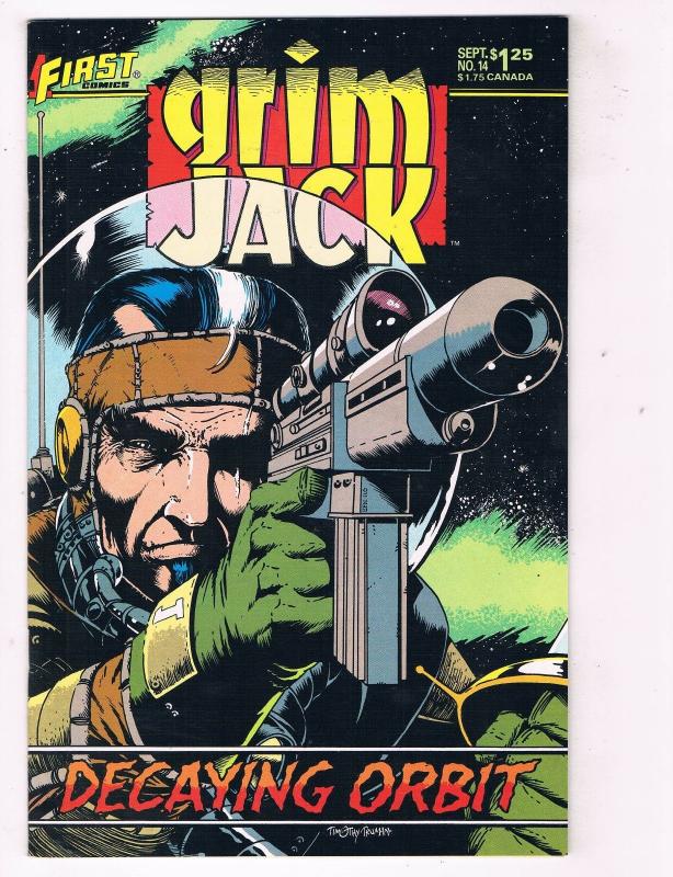 Grim Jack #14 VF First Comics Comic Book Ostrander Sept 85 DE41 AD18