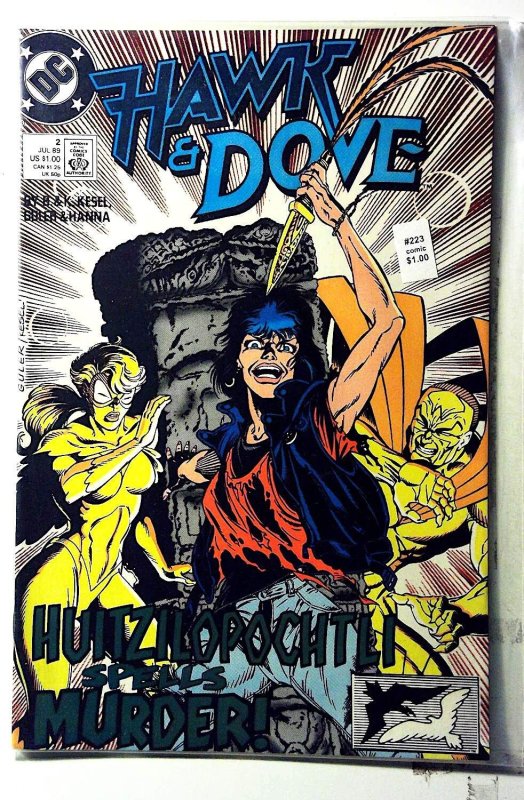 Hawk and Dove #2 (1989) DC Comics Hawk & Dove 1st Print Comic Book
