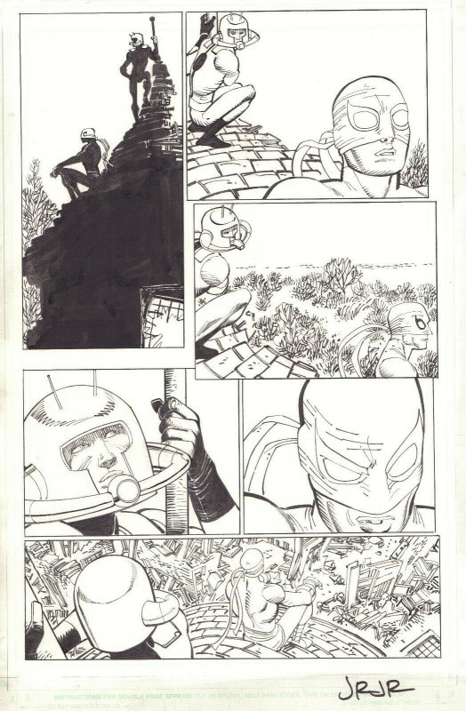 Avengers #10 p.17 - Ant-Man and Iron Fist - 2011 art by John Romita Jr. 