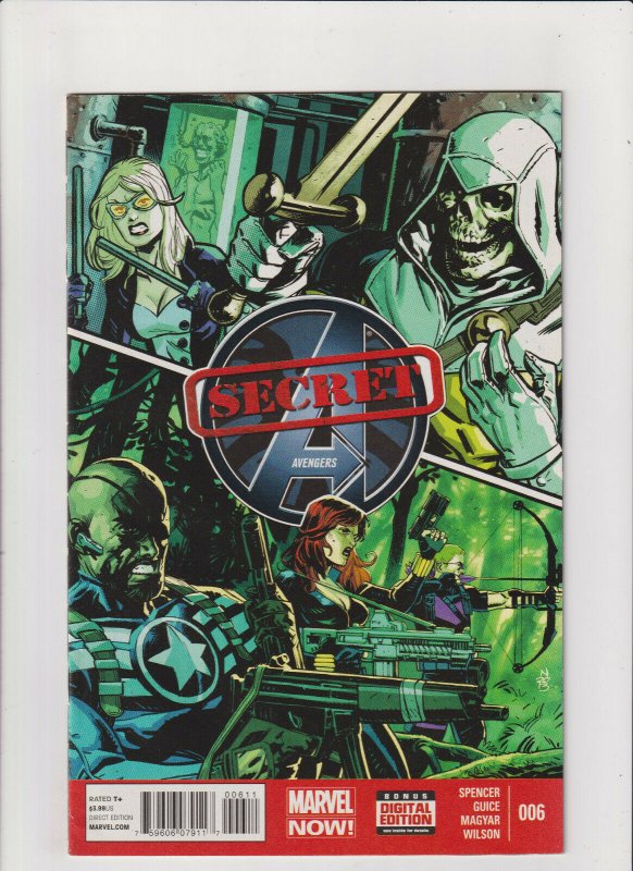 Secret Avengers #6 VF/NM 9.0 Marvel Comics 2013 Black Widow,Nick Fury