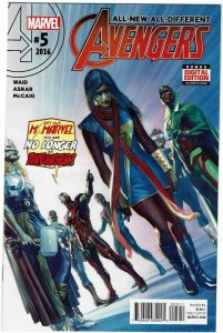 All-New, All-Different Avengers #5 Mark Waid Vision Jane Foster NM
