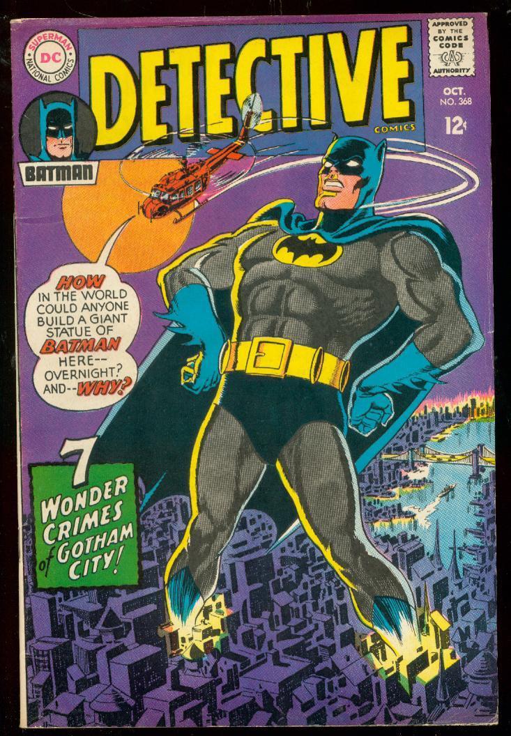 Detective Comics #369 1967-Batman-Elongated Man-Robin FN | Comic