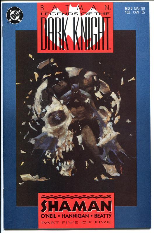 BATMAN: LEGENDS OF THE DARK KNIGHT #5, Shaman, 1989, NM+