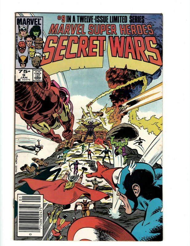 Marvel Super Heroes Secret Wars # 1 2 3 4 5 6 7 8 NM 9 10 11 12 Comic Series OF2