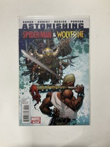 Astonishing Spider-man & Wolverine 5 Near Mint Nm Signed Jason Aaron Marvel